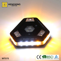 Lampe d'avertissement LED à aimant pour camion IP67, Triangle 15 clignotant d'urgence 360 degrés Rechargeable