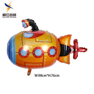 Grosir astronot balon astronot bentuk roket ruang bertema pesta ulang tahun dekorasi aluminium Film piring terbang balon - Product Image 6