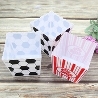 Boîtes à popcorn sans BPA en vente chaude, en stock, en plastique PP, 650 ml, seaux à popcorn pour cinéma