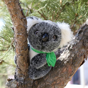 Muñeco Pequeño de Peluche de Koala de Hoja Verde, Animal del Bosque, Souvenir Turístico, Relleno de Algodón PP, 11-30cm, para Máquina de Agarrar, Venta al por Mayor - Product Image 4