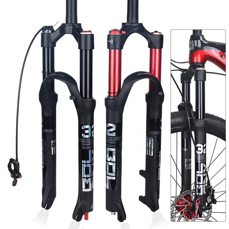 Manufacturer Mountain Bike Front Fork Inch Dual Chamber Shock  Absorption Air Fork Shoulder Control Wire Control Fork