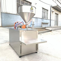 Machine de remplissage semi-automatique à pompe rotative électrique de haute précision pour sauce chili et vinaigrette, capacité 100-1000 ml