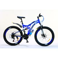 Nouveau Design Tianjin Vélo Tout Terrain Homme VTT 21 Vitesses Cadre en Acier Freins à Disque 24 26 Pouces pour Adulte