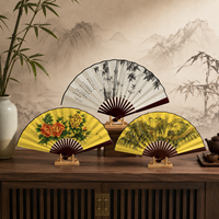 Éventail pliant de style chinois, 8 et 10 pouces, portable, pour hommes et femmes, style antique, éventail pliant vierge, vente en gros
