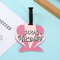Cartoon Fruit PVC Bagagelabel Sleutelhanger Anti-verloren Reislabel Identificatielabel Leuke sleutelhanger & tas hanger accessoire