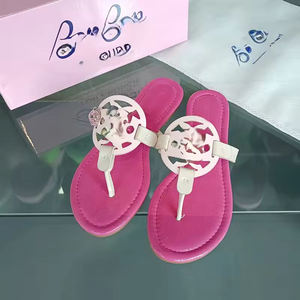 Chanclas <span class=keywords><strong>de</strong></span> Piel Sintética Ligeras y Transpirables para Mujer, Sandalias Planas Casuales <span class=keywords><strong>de</strong></span> Verano, Chanclas para Mujer, Sandalias Femme - Product Image 4