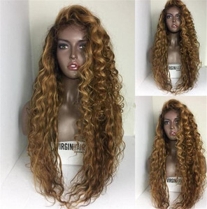 Divaswigs <span class=keywords><strong>Peluca</strong></span> de Encaje Completo <span class=keywords><strong>Beyonce</strong></span> Rubio Miel 27, Cabello Humano, <span class=keywords><strong>Peluca</strong></span> de Encaje Frontal Brasileña Rizada Afro Virgen - Product Image 5