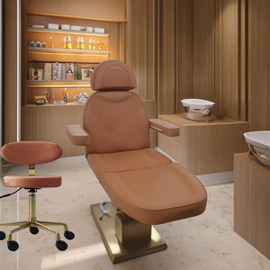 Lit de massage de luxe doré pour salle de sport et hôtel, <span class=keywords><strong>spa</strong></span> électrique avec éponge haute densité, mobilier de salon - Product Image 4