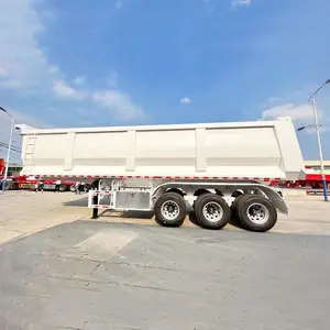 2/3/4 trục cuối Dump bán phía sau máy kéo tipper Trailer gride-Hình dạng