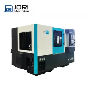 Precio barato Mini Torno Cnc Horizontal Fresadora Torno Cnc inclinado Cama de torno para Metal Cnc Freze Torna