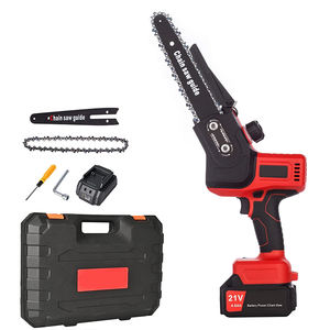 <span class=keywords><strong>เลื่อย</strong></span>โซ่ไฟฟ้าไร้แปร<span class=keywords><strong>ง</strong></span>ถ่านขนาดเล็ก,<span class=keywords><strong>เลื่อย</strong></span>โซ่เลื่อยยนต์ไร้สาย4นิ้ว4.0Ah พกพาได้ไม่ลื่นสำหรับผู้ชาย - Product Image 1