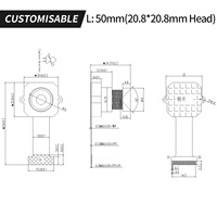 Módulo de Cámara IMX678 8MP 4K con Sensor Grande, Visión Nocturna Starlight HDR para Dashcam, Monitoreo Vehicular 24/7, Vigilancia de Estacionamiento