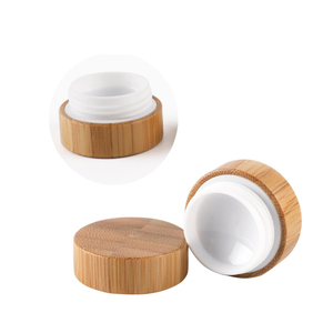 Innovation, contenants écologiques et biodégradables pour crème pour les yeux, le corps et le visage, en gros, 10gr, 15g, 1 Oz, 50ml, pot cosmétique en bambou - Product Image 1