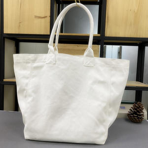 Sac en toile écologique robuste, grand sac à accessoires, sac fourre-tout personnalisé avec logo, sac pour femmes, étudiants, travail quotidien, voyage, bateau - Product Image 1