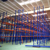 Rayonnage à palettes à 2-5 niveaux pour allées larges et charges lourdes, pour entrepôt automatisé et centre d'exécution des commandes en ligne