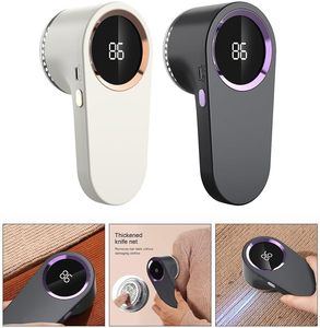 Rasoio Elettrico Ricaricabile USB con Display Digitale, Lame in Acciaio Inox, Rimuovi <span class=keywords><strong>Pelucchi</strong></span> Elettrico per Uso Domestico - Product Image 3