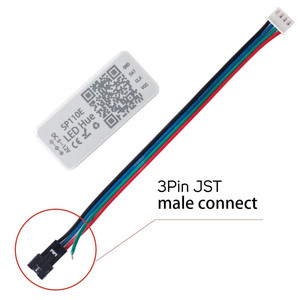 Controlador de <span class=keywords><strong>luz</strong></span> de píxeles inalámbrico SP110E WS2811 WS2812B ws2812 regulador de intensidad SK6812 RGB RGBW APA102 WS2801 pixeles tira de <span class=keywords><strong>Led</strong></span> IOS Android - Product Image 3