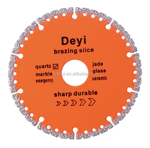 Deyi 115mm 4.5 pouces Meuleuse D'angle Diamant <span class=keywords><strong>Enduit</strong></span> Multi Scie <span class=keywords><strong>Lame</strong></span> Coupe Métaux Ferreux En Fiber de Verre et bien plus - Product Image 5