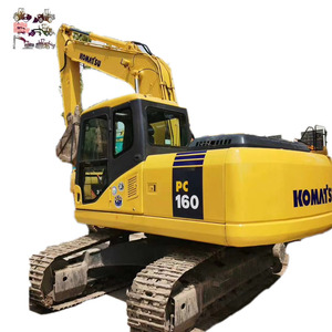 Venta caliente usado Mini excavadora Komatsu PC160 16Ton japonés PC160 equipo usado maquinaria de construcción excavadora para la venta - Product Image 1