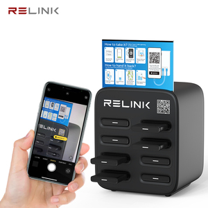 Relink Powerbank trạm cho thuê điện thoại di động Trạm Sạc chia sẻ ngân hàng điện 8 khe cắm pin Máy bán hàng tự động - Product Image 3