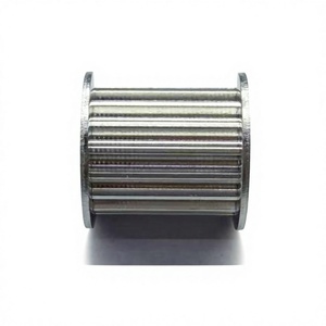 High Precision CNC Machining Aluminum Alloy Timing Belt <b>Pulley</b> Bright Silver Anodized Industrial Drive <b>Wheel</b> - Product Image 4