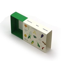 Boîte cadeau coulissante en papier alimentaire personnalisée pour thé parfumé, cadeau, collation, macaron, chocolat, sushi, noix