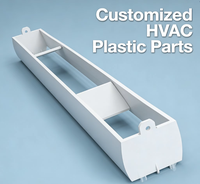 Servizio di Stampaggio a Iniezione Personalizzato per Componenti in Plastica Ingegneristica per l'Industria e i Sistemi HVAC