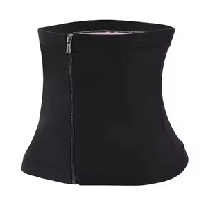 Áo định hình eo cho nữ có khóa kéo và móc cài, màu xanh, giúp thon gọn, thoáng khí và có size tự do. - Product Image 6
