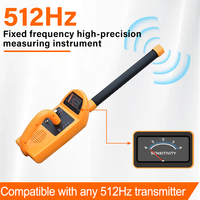 Détecteur de caméra AMJET équipé d'un émetteur 512 Hz, compatibilité améliorée et stockage pratique pour l'inspection des canalisations d'égouts.