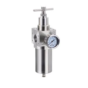 SS316 pneumatique air opérer huile lubrifiant filtre lubrificateur régulateur SFR200-02 1/4 "FRL fabricant - Product Image 3