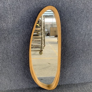 Pansement flexible ondulé vintage grandes portes coulissantes en plastique profilé aluminium forme de support en <span class=keywords><strong>bois</strong></span> décoratif corps cadre <span class=keywords><strong>miroir</strong></span> - Product Image 5