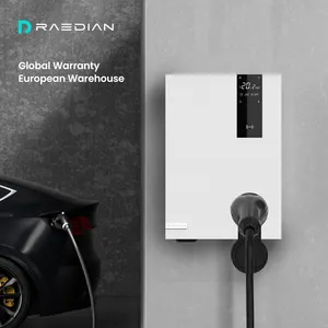 Dynamisches Ladenausgleichsgerät für zuhause evse stufe 2 ev elektrofahrzeug gleichstrom-schnellladegerät wallbox 7 kw typ 2 für zuhause