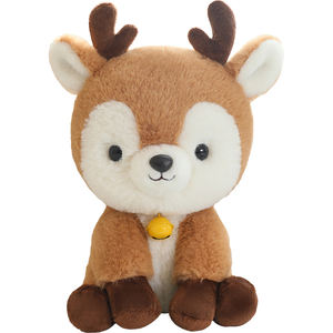 Peluche di <span class=keywords><strong>Cervo</strong></span> Personalizzato di Alta Qualità, Super Morbido con Imbottitura in Cotone PP, Regalo per Bambini e Fidanzate - Product Image 1