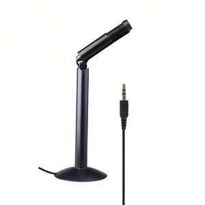 Desktop <b>Microphone</b> With Adjustable Stand 3.5mm Plug <b>For</b> <b>Computer</b> Recording And Gaming - Product Image 2