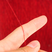 Wine Red Eco-Friendly Recycled Polyester Cotton Blended Melange Yarn Ne 8s-14s OE Open End Yarn for Knitting & Weaving