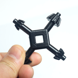 Clé de perceuse 4 en 1, clé de mandrin multifonctionnelle pour perceuse électrique, tige hexagonale en acier au carbone - Product Image 3