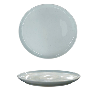 Piatto da dessert in ceramica FONT LINE DIAM. 21CM D'ACQUA - Product Image 1