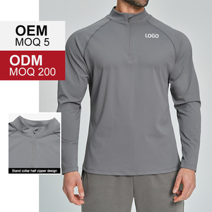 ECX5086-2 Maglione Leggero con Mezza Zip a Maniche Lunghe - Tessuto Traspirante e Delicato sulla Pelle per Pendolarismo, Escursionismo e Passeggiate in <span class=keywords><strong>Città</strong></span> - Product Image 1