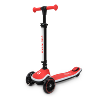 Trottinette pliable pour enfants avec plateau et guidon lumineux, trottinette à 3 roues pour enfants, 4 réglages de hauteur