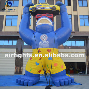 Publicidad <span class=keywords><strong>de</strong></span> mono gigante personalizada con un globo <span class=keywords><strong>de</strong></span> gorila inflable para coche para concesionario <span class=keywords><strong>de</strong></span> <span class=keywords><strong>coches</strong></span> - Product Image 6