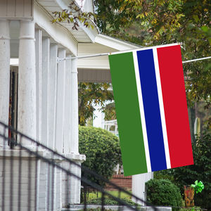 100% poliéster al por mayor 3X5 pies diseño personalizado bandera impresión Digital de alta calidad 3ply Bandera de <span class=keywords><strong>Gambia</strong></span> - Product Image 5