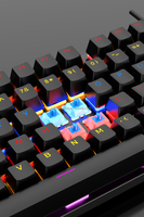 68-Key RGB dapat diisi ulang tiga Mode Keyboard Gaming untuk Bluetooth nirkabel USB Gateron/Kailh Axis struktur mekanis baru