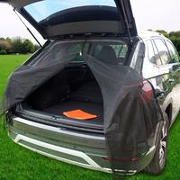 Nouveaux accessoires intérieurs automobiles voiture hayon moustiquaire pour SUV MPV Camping coffre intimité maille voiture hayon moustiquaire