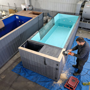 Structure modulaire de piscine en fibre de verre, plastique et bois pour usage commercial et pour jardin - Product Image 5