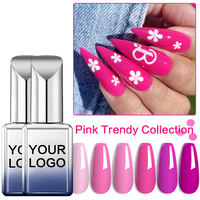 Vernis à ongles gel avec logo personnalisé 280 couleurs un ensemble pour salon de manucure Vernis semi-permanent UV/LED Vernis gel sans TPO