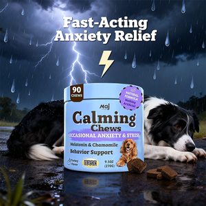 Suplemento para Perros de Marca Propia, Masticables Calmantes para el Alivio de la Ansiedad, Masticables Blandos para el Cuidado de la Salud de las Mascotas, Suplemento Natural para Perros - Product Image 5