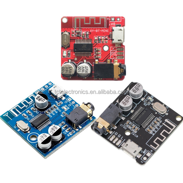 DIY Blu-tooth 5.0 Audio Receiver Module MP3 Blu-tooth Decoding Board Car Speaker Audio Amplifier Board 4.1