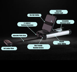 Penekan kaki mini portabel, untuk rehabilitasi awal dari diagnosis Ulis, kondisi ologis di tempat tidur - Product Image 6