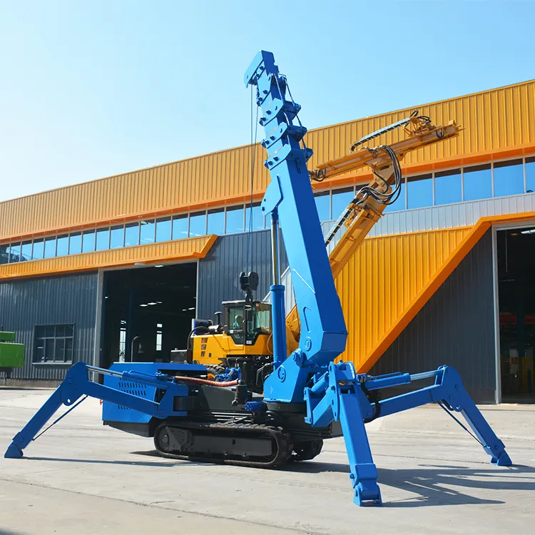 Offre Spéciale grue de construction 8 tonnes mini araignée levage grues sur chenilles commodité efficace grue de levage d'araignée