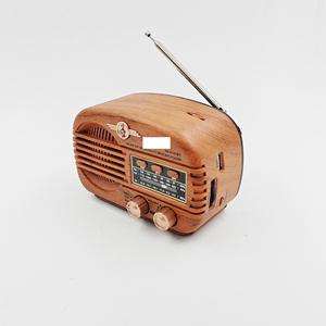 Retro Wooden AM/FM/SW Radio with LCD Display & TF Card MP3 Player - Product Image 5